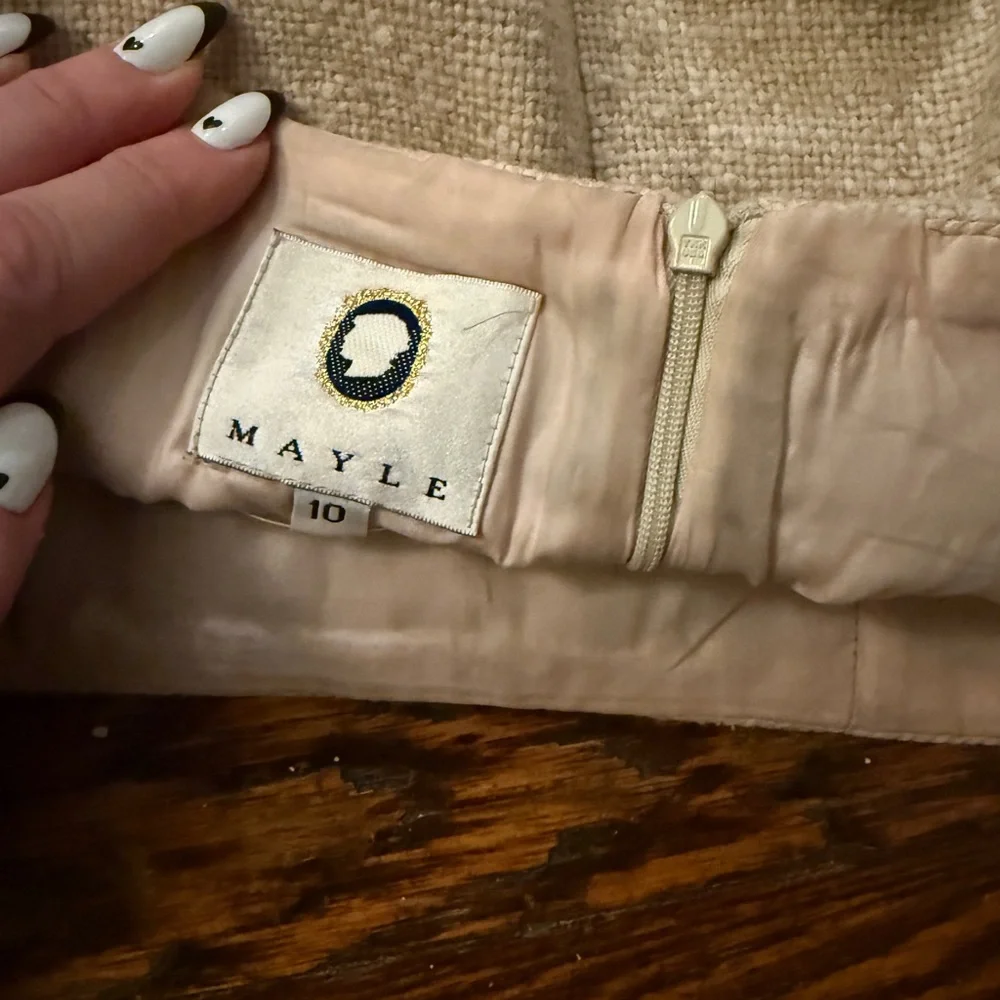 MAYLE skirt with buckle